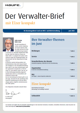 Der Verwalter-Brief Juni 2025