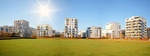 Wohnhäuser Neubausiedlung Neubau Berlin